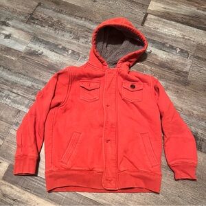 Lands End Kids Orange Hooded Jacket